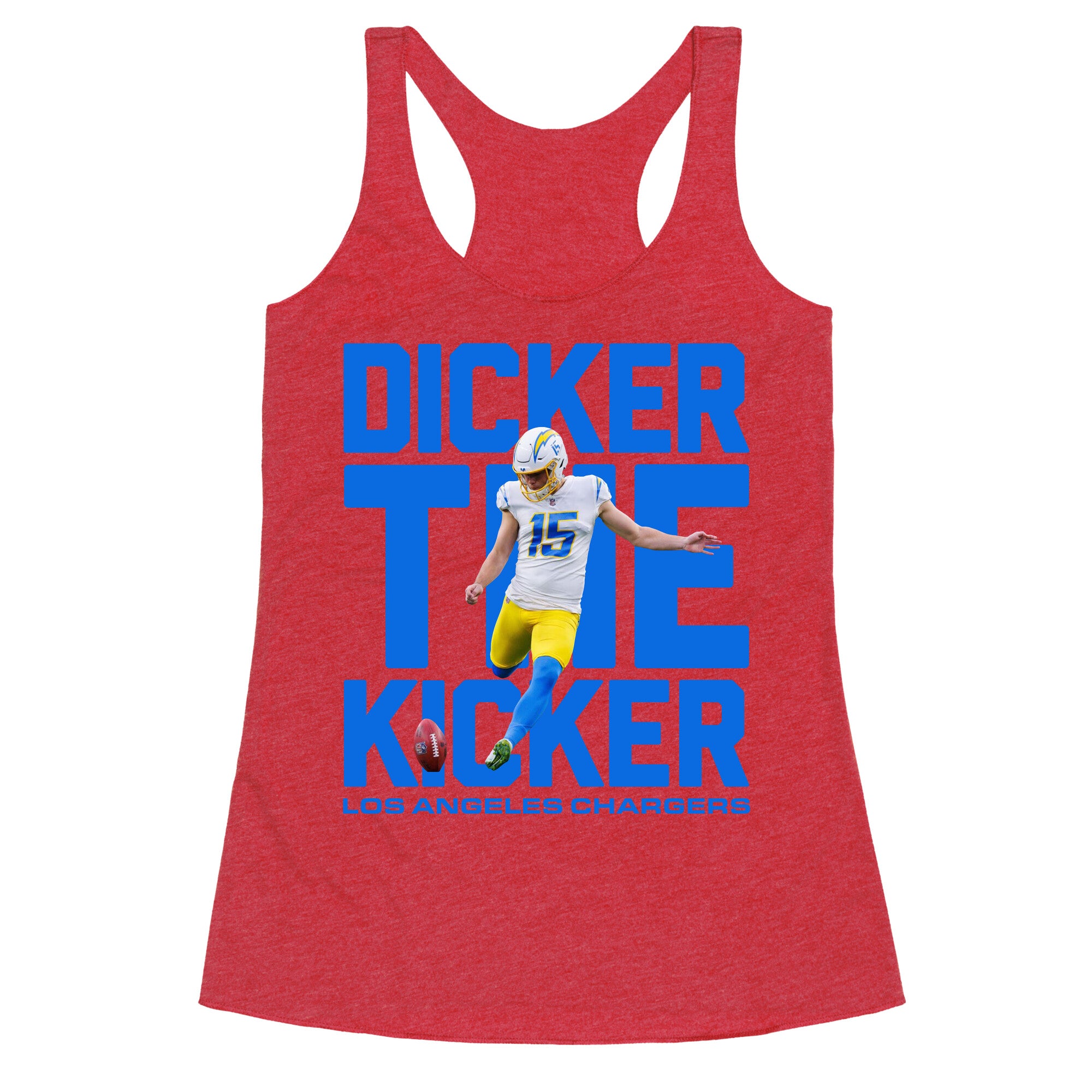 Dicker the Kicker Racerback Tank